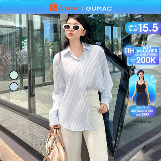 Áo sơ mi sọc thời trang Gmorning - GUMAC YAE02006