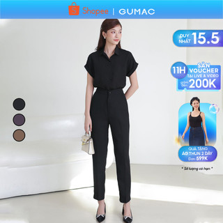 Quần tây basic ống đứng B1 thời trang GUMAC BQE00005