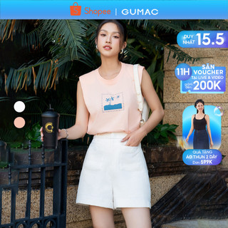 Áo tanktop in tropical thời trang GUMAC ATE05045