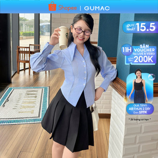 Áo sơ mi sọc kiểu thời trang Gmorning - GUMAC YAE03010