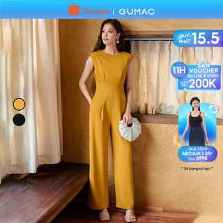 Jumpsuit ống rộng thời trang GUMAC DE04032