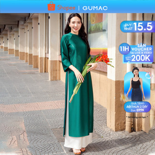 Set lẻ Áo dài xin chào VIETNAM thời trang GUMAC QPD12012 - Quần lụa phom rộng QD12013