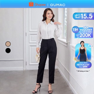 Quần tây nữ ống đứng túi kiểu công sở thời trang GUMAC LQD1201 - QD06014