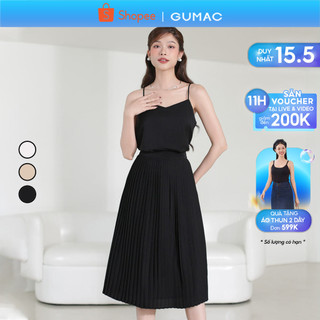 Chân váy basic dập ly B6 thời trang GUMAC BVE00008