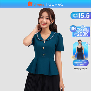 Áo peplum bâu kiểu thời trang GUMAC AC12059