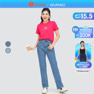 Quần jeans ống đứng GUMAC QJD04051