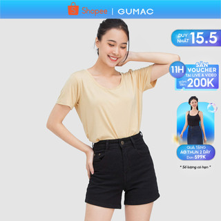 Áo thun trơn cơ bản Thời trang GUMAC ATC05002