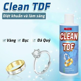  Nước Tẩy Trang Sức Bạc Nữ Trang CLEAN TDF  Tẩy cặn canxi Làm Mới Trang Sức  đồ dùng inox sáng Bóng Hiệu Quả -VH099 