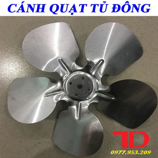Cánh quạt tủ đông 20cm, cánh quạt nhôm tản nhiệt TD Điện lạnh Thuận Dung