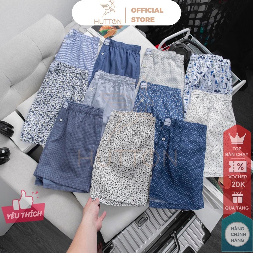 Quần ngủ Nam,quần mặc nhà nam Hutton-Zza chất liệu Kate cotton mềm nhẹ.