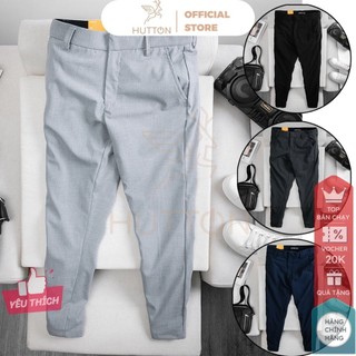 Quần âu nam hutton, quần tây nam chất liệu cotton, dáng ôm chuẩn phong cách hàn quốc