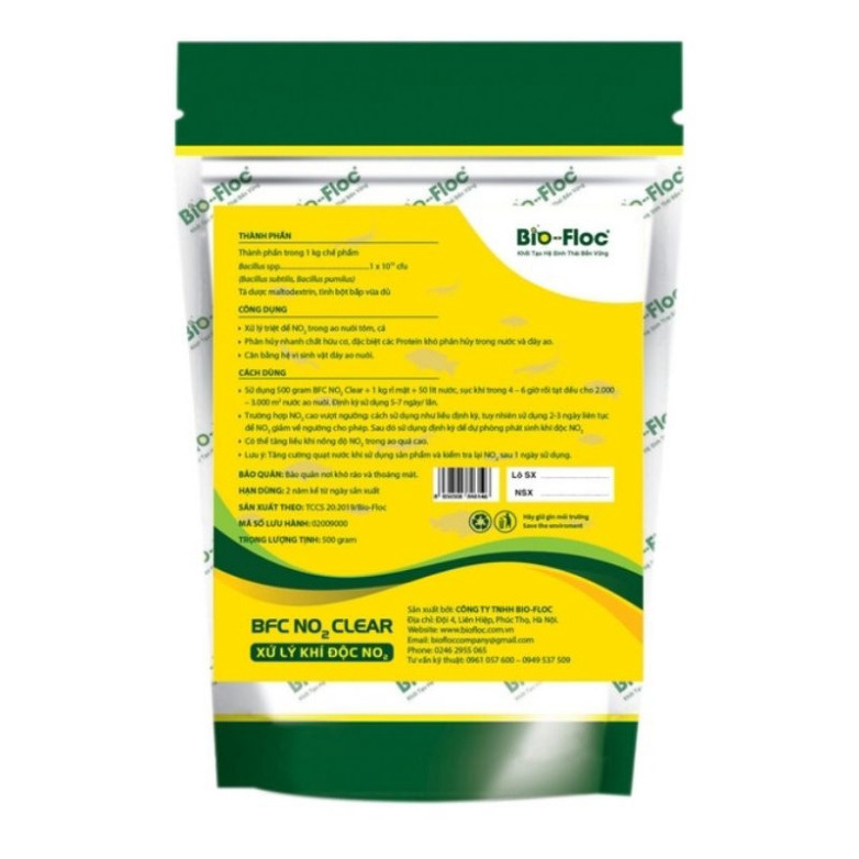 Xử lý khí độc NO2 (BFC NO2 CLEAR)