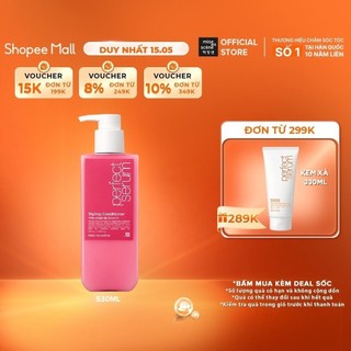 Dầu xả mise en scene Perfect Serum Styling giúp tóc suôn mượt và dễ vào nếp, giữ nếp 24h 530ml