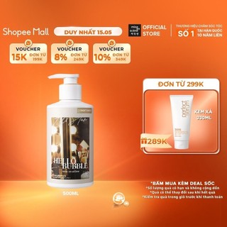 Dầu xả mise en scene Hello Bubble All Star Strengthening bổ sung Biotin giúp tóc chắc khỏe phù hợp tóc nhuộm 500ml