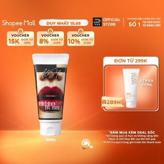 Kem ủ Mise en scene Hello Bubble All Star Smoothing Treatment 180ml dưỡng suôn mượt, chắc khỏe dành cho tóc nhuộm