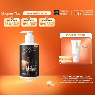 Dầu gội mise en scene Hello Bubble All Star Smoothing bổ sung Protein dưỡng tóc suôn mượt phù hợp cho tóc nhuộm 500ml