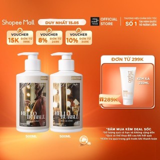 Bộ Gội Xả mise en scene Hello Bubble All Star Strengthening bổ sung Biotin giúp tóc chắc khỏe