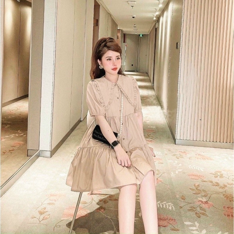 Váy đầm babydoll tiểu thư Elina
