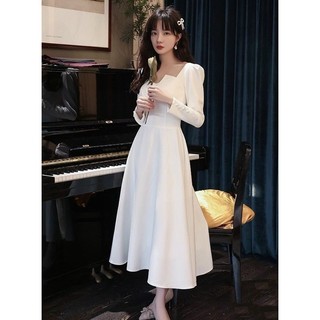 Đầm trắng xoè tiểu thư Bellyn