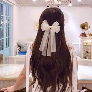 Kẹp nơ voan tiểu thư