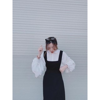 Set Yếm áo sơ mi kèm váy