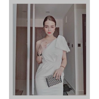 Đầm body lệch vai