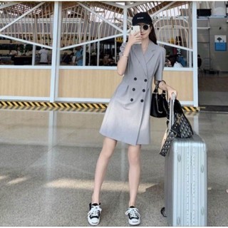 Đầm vest 6 nút