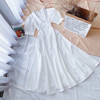 Váy đầm tiểu thư maxi minta- Hình thật trải sàn