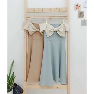 Đầm nơ tiểu thư dự tiệc minna