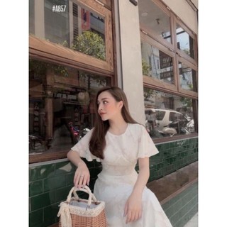 Đầm Tiểu Thư Thêu Cánh Tiên