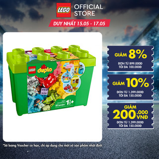 LEGO DUPLO 10914 Thùng Gạch Duplo Sáng Tạo ( 85 Chi tiết) Đồ chơi lắp ráp giáo dục mầm non