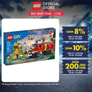 LEGO City 60374 Xe Cứu Hỏa Chuyên Dụng (502 Chi Tiết)