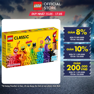 LEGO Classic 11030 Bộ Gạch Sáng Tạo Pixel (900 chi tiết)