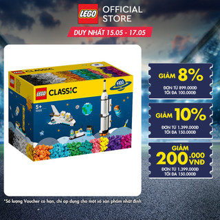 LEGO Classic 11022 Đồ chơi lắp ráp sáng tạo chủ đề không gian (1700 chi tiết)