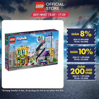 LEGO Friends 41732 Tiệm Hoa Và Cửa Hàng Thiết Kế Nội Thất (2010 Chi Tiết)