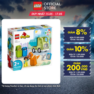 LEGO Duplo Town 10987 Đồ chơi lắp ráp Xe rác tái chế (15 chi tiết)