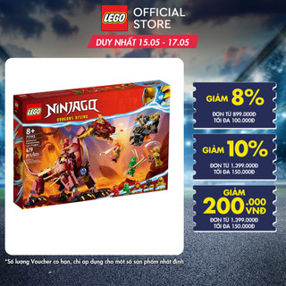 LEGO Ninjago 71793 Đồ chơi lắp ráp Rồng thần dung nham Heatwave (479 chi tiết)