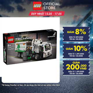 LEGO TECHNIC 42167 Đồ chơi lắp ráp Xe tải rác điện Mack® LR (503 chi tiết)