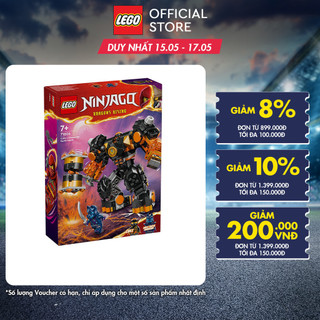 LEGO NINJAGO 71806 Đồ chơi lắp ráp Chiến giáp của Cole (235 chi tiết)