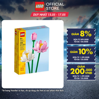 LEGO FLOWER 40647 Đồ chơi lắp ráp Hoa sen LEGO® (220 Chi Tiết)