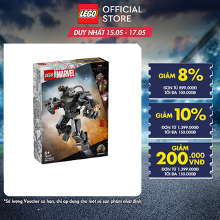 LEGO SUPERHEROES 76277 Đồ chơi lắp ráp Chiến giáp War Machine (154 chi tiết)