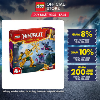 LEGO NINJAGO 71804 Đồ chơi lắp ráp Chiến giáp của Arin (104 chi tiết)