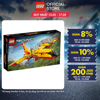 LEGO TECHNIC 42152 Đồ Chơi Lắp Ráp Phi Cơ Cứu Hỏa (1134 chi tiết)