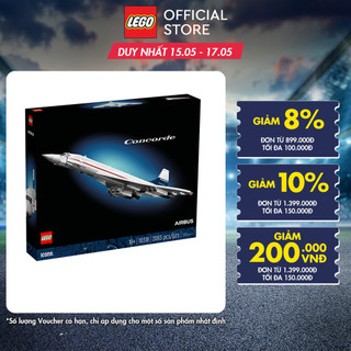 LEGO ADULTS 10318 Đồ chơi lắp ráp Máy bay siêu thanh Concorde (2083 chi tiết)