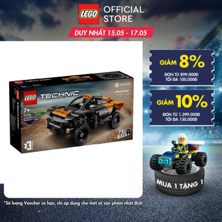 LEGO TECHNIC 42166 Đồ chơi lắp ráp Xe đua địa hình NEOM McLaren Extreme E (252 chi tiết)