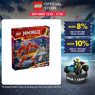 LEGO NINJAGO 71808 Đồ chơi lắp ráp Chiến giáp lửa của Kai (322 chi tiết)