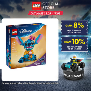 LEGO DISNEY PRINCESS 43249 Đồ chơi lắp ráp Mô hình nhân vật Stitch (730 chi tiết)