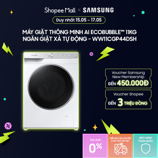 Máy giặt thông minh AI Ecobubble™ với Ngăn giặt xả tự động, 11kg WW11CGP44DSHSV