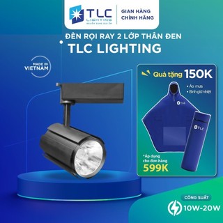 Đèn Rọi Ray 2 lớp TLC LIGHTING Thân Đen