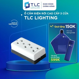 Ổ cắm điện rời cao cấp 3 cửa 3000W TLC LIGHTING
